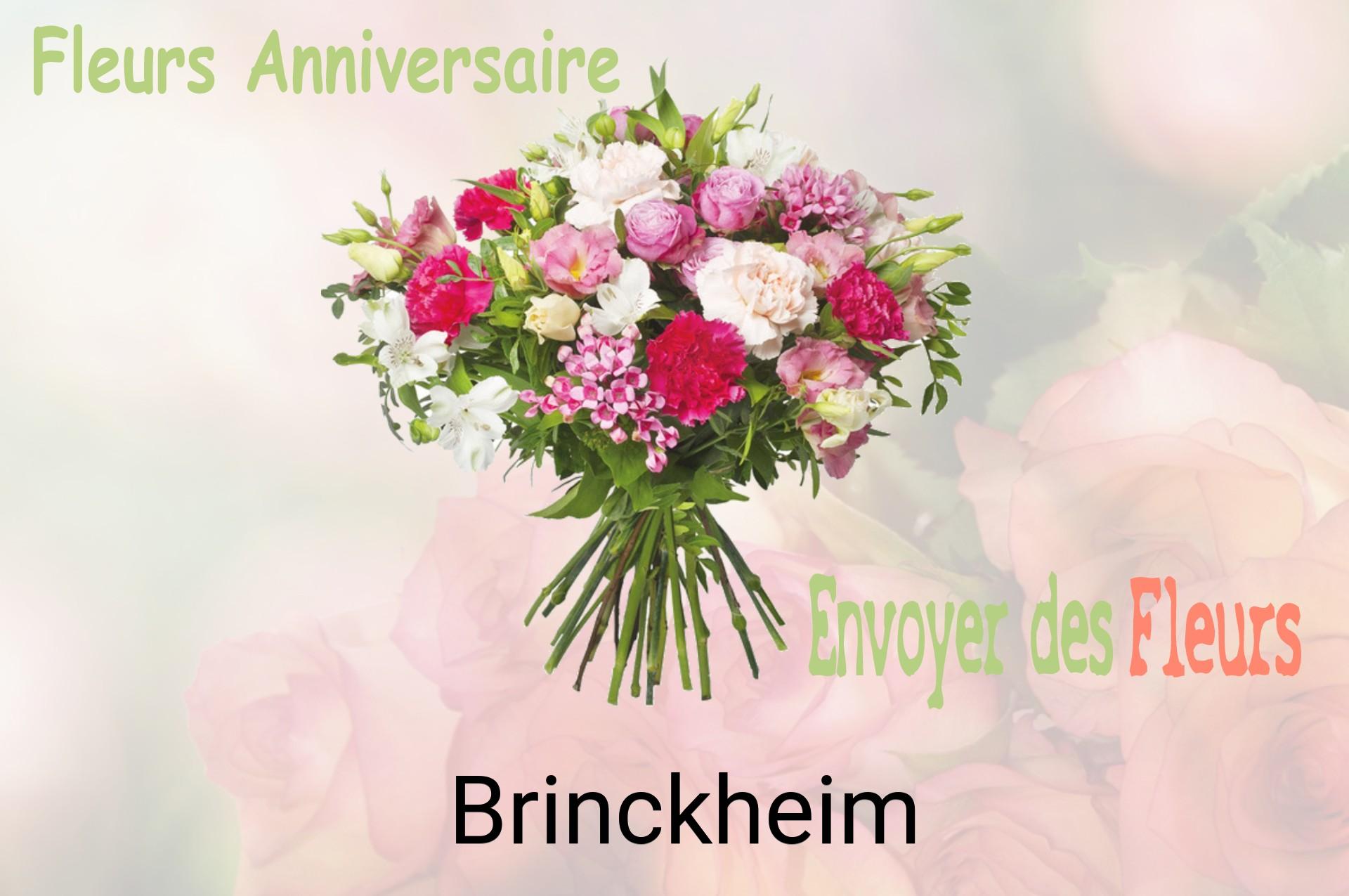 Bouquet de fleurs d’anniversaire livré à Brinckheim