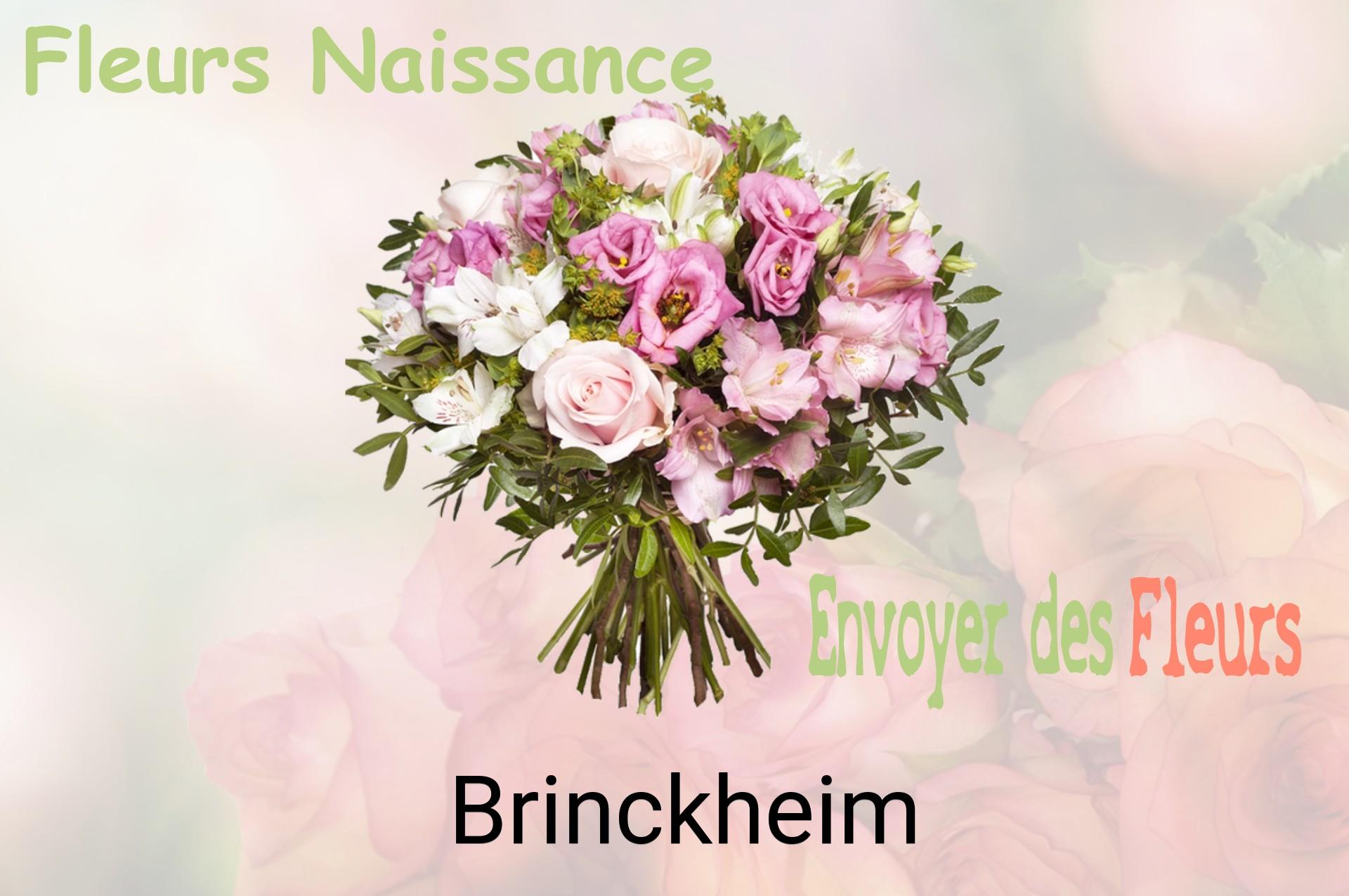 Bouquet de fleurs de naissance livré à Brinckheim
